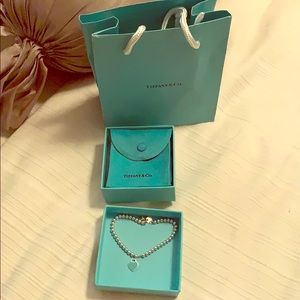 Return to Tiffany Silver Bead Bracelet